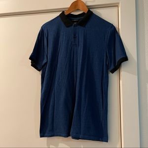 Blue Polo, Mens, H&M, Casual, Black, Lifestyle
